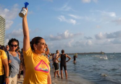 Triunfa Triatlón Astri Cancún 2024 en el mar Caribe con más de 1,500 atletas de 6 países