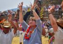 Gobernadora Delfina Gómez honra a pueblos originarios con Encendido del Fuego Nuevo, símbolo de renovación y transformación