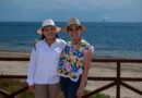 Recorren Mara Lezama y Blanca Merari accesos al mar rehabilitados en Puerto Morelos para bienestar de familias visitantes