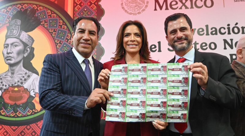 Honran Gobierno de Chiapas y Lotería Nacional a Reina Roja de Palenque con Sorteo Superior