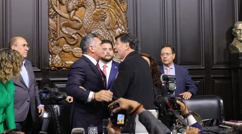 Protagonizan Alito Moreno y Noroña zafarrancho en Comisión Permanente