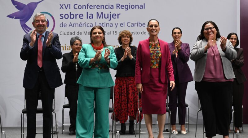 En México y el mundo es tiempo de mujeres: Presidenta inaugura Conferencia Regional sobre la Mujer de AL y el Caribe