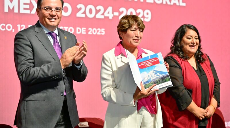 Gobernadora Delfina Gómez presenta novedoso plan para garantizar acceso al agua en el Estado de México
