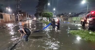 Atiende Gobierno del Estado de México inundación de vialidades y hospital del IMSS tras aguaceros torrenciales