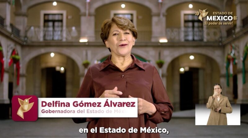 Arranca Gobernadora Delfina Gómez difusión de logros del 2º Informe de Gobierno
