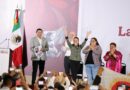 Claudia Sheinbaum es recibida por más de 35 mil poblanos en su Informe Regional