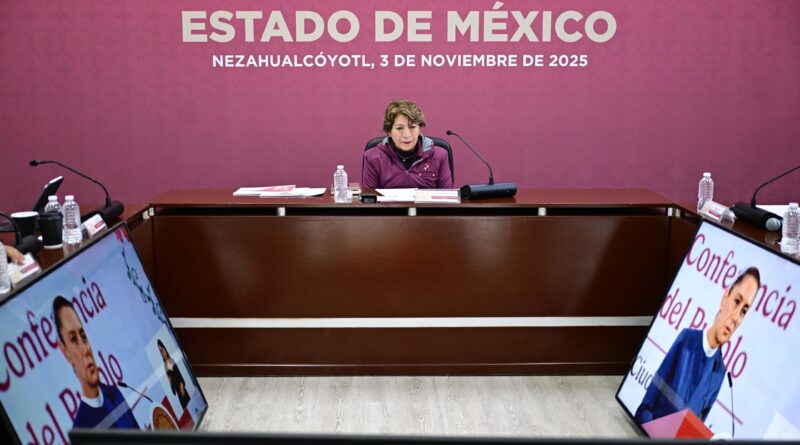 Estamos con usted, Presidenta Sheinbaum: Gobernadora Delfina Gómez y presidentes municipales