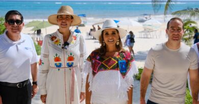 Acceso libre y gratuito a playas públicas de Tulum; son un derecho y no un privilegio: Mara Lezama