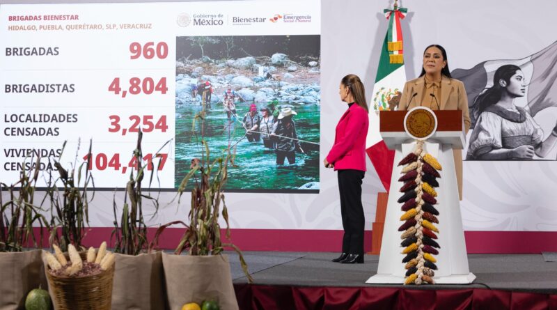 Destinan más de 7 mil 426 mdp en apoyo a 104 mil familias afectadas por lluvias; en diciembre inicia reconstrucción: Presidenta Sheinbaum