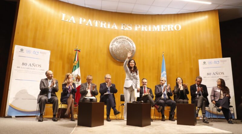 Cámara de Diputados reafirma su compromiso con los principios multilateralistas de la ONU: Kenia López Rabadán