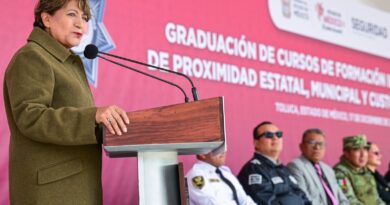Gobierno de Delfina Gómez cuida a la ciudadanía mexiquense con la incorporación de casi mil nuevos policías en el EdoMéx