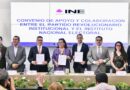 Firman INE y PRI convenio de colaboración para captación de registros mediante app