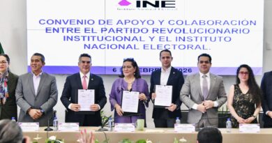 Firman INE y PRI convenio de colaboración para captación de registros mediante app
