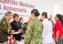 Conmemora Gobernadora Delfina Gómez 113 Aniversario del Ejército Mexicano; entrega reconocimientos a mujeres de Fuerzas Armadas