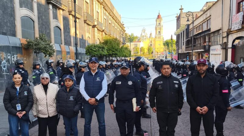 Gobierno del EdoMéx reporta saldo blanco en movilizaciones por 8M; resguardan seguridad de manifestantes