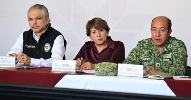 Gobernadora Delfina Gómez participa en la Coordinación Interestatal de Paz y Seguridad con siete entidades de la zona centro