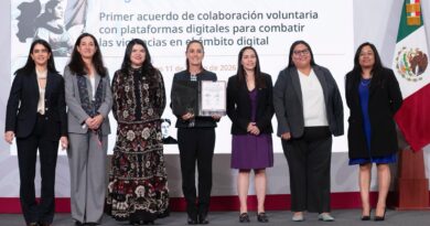 Gobierno de México firma acuerdo de colaboración voluntaria con Google, Meta y Tiktok para combatir violencia digital contra mujeres