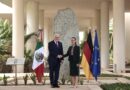 Presidenta Sheinbaum recibe a su homólogo de Alemania, Frank-Walter Steinmeier, en el Museo Maya de Cancún