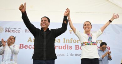 Eduardo Ramírez destaca respaldo de Claudia Sheinbaum a educación de juventud chiapaneca 
