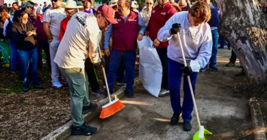 Gobernadora Delfina Gómez encabeza jornada “Limpiemos nuestro EDOMÉX” en Periférico Norte
