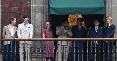 “La música y los valores unen a México y Corea del Sur”: Presidenta Sheinbaum recibe a BTS en Palacio Nacional