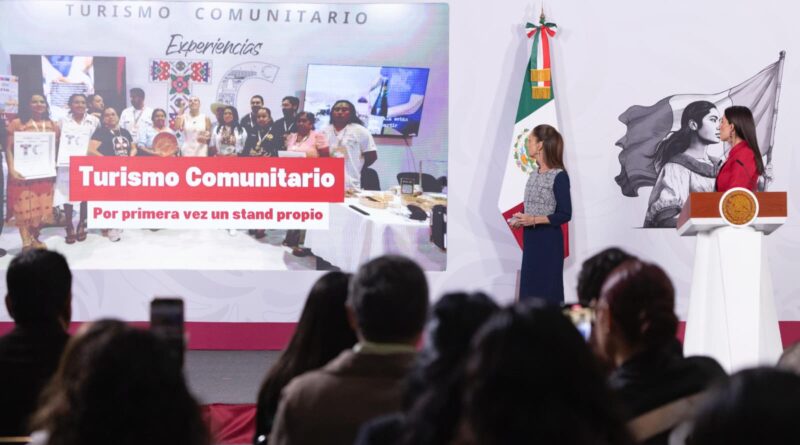 México está de moda: Presidenta Sheinbaum destaca resultados en turismo; llegan 26.2 millones de visitantes internacionales en marzo