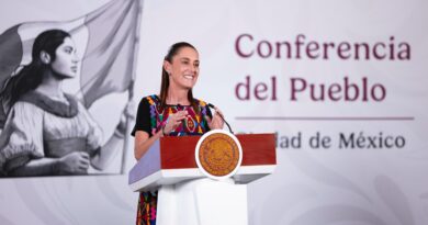 Construcción de la paz en México, reconocida internacionalmente: Presidenta Sheinbaum celebra mejoría del 5.1% en en índice de paz del IEP