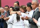 Entrega Gobernadora Delfina Gómez 201 basificaciones y promociones a especialistas y personal de enfermería del ISSEMYM