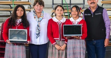 Destina Gobierno de Delfina Gómez 7.7 millones de pesos para mejorar escuelas de Zacazonapan con mobiliario e infraestructura