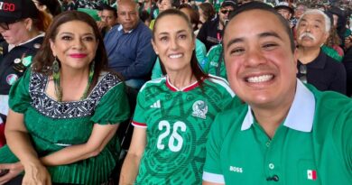 Vibran fanáticos con el arranque del Mundial en la GAM junto a Sheinbaum, Brugada y Janecarlo Lozano