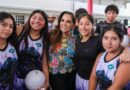 Entrega Mara Lezama nuevo domo en Conalep Cancún Plantel IV y llama a las juventudes a elegir vida plena y saludable