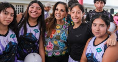 Entrega Mara Lezama nuevo domo en Conalep Cancún Plantel IV y llama a las juventudes a elegir vida plena y saludable