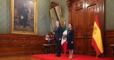 Presidenta Claudia Sheinbaum recibe en Palacio Nacional al Rey Felipe VI de España
