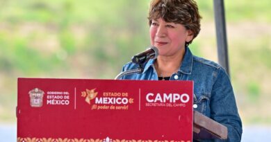 Delfina Gómez invierte en infraestructura para almacenar más de 50 millones de litros de agua en Texcoco; beneficia a productores de flor