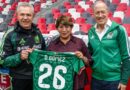 Delfina Gómez visita a la Selección Nacional de Futbol en el Nemesio Diez y le desea éxito en último partido de preparación ante Serbia