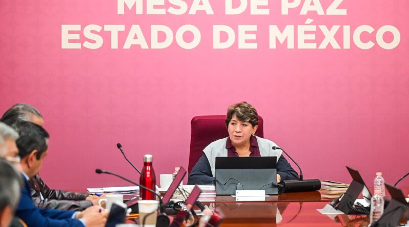 Estrategia coordinada en Mesas de Paz contribuye a reducir 58% promedio diario de homicidios dolosos en EdoMéx