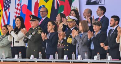 Reconocen Claudia Sheinbaum y Delfina Gómez a agrupamiento de seguridad “Plan Kukulkán” tras la justa mundialista