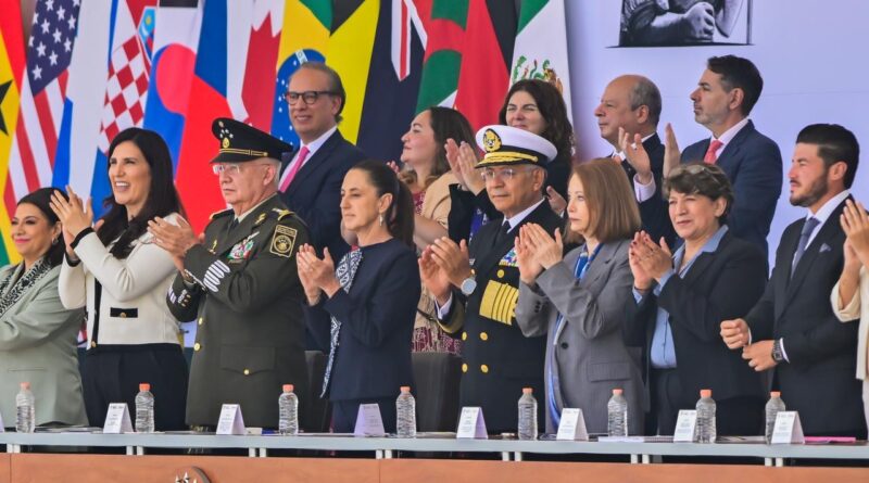 Reconocen Claudia Sheinbaum y Delfina Gómez a agrupamiento de seguridad “Plan Kukulkán” tras la justa mundialista