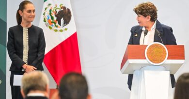 Delfina Gómez destaca coordinación con Claudia Sheinbaum para transformación del Estado de México
