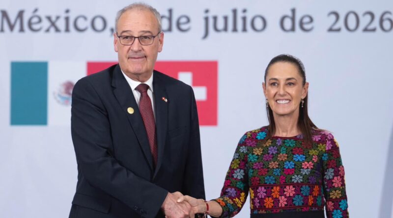 México ampliará y diversificará sus relaciones: Presidenta Sheinbaum tras reunión con Presidente de Confederación Suiza Guy Parmelin