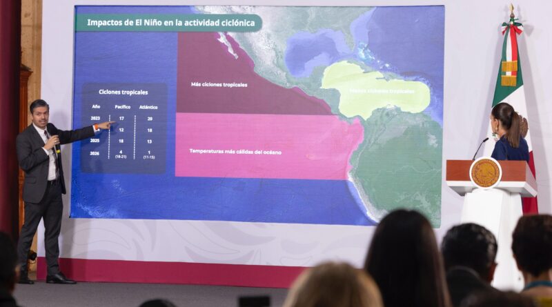 Prevención es nuestra fuerza: Claudia Sheinbaum informa acciones ante lluvias por “El Niño”; se trabaja en alertamiento telefónico Prevención es nuestra fuerza: Claudia Sheinbaum informa acciones ante lluvias por “El Niño”; se trabaja en alertamiento telefónico
