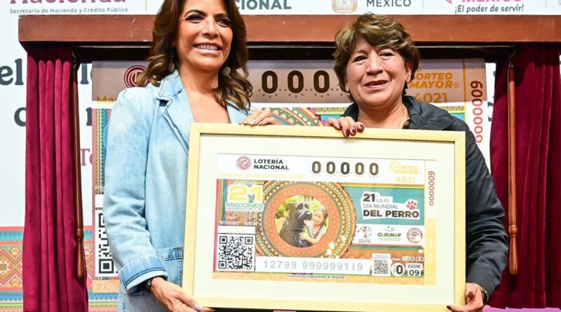 ¡Premio Mayor, Premio Mayor! EdoMéx conmemora el Día Mundial del Perro con billete de la Lotería Nacional