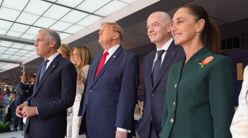 Embajador de EU destaca “alianza sin precedente” entre Sheinbaum, Trump y Carney tras justa mundial