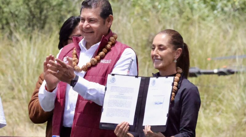 Desde Puebla, presidenta Sheinbaum firma decreto para reforestar a México y restaurar ecosistemas