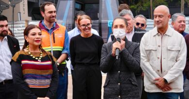 Claudia Sheinbaum supervisa construcción de línea 4 del cablebús, con 20% de avance; estará lista en diciembre de 2027 Claudia Sheinbaum supervisa construcción de línea 4 del cablebús, con 20% de avance; estará lista en diciembre de 2027