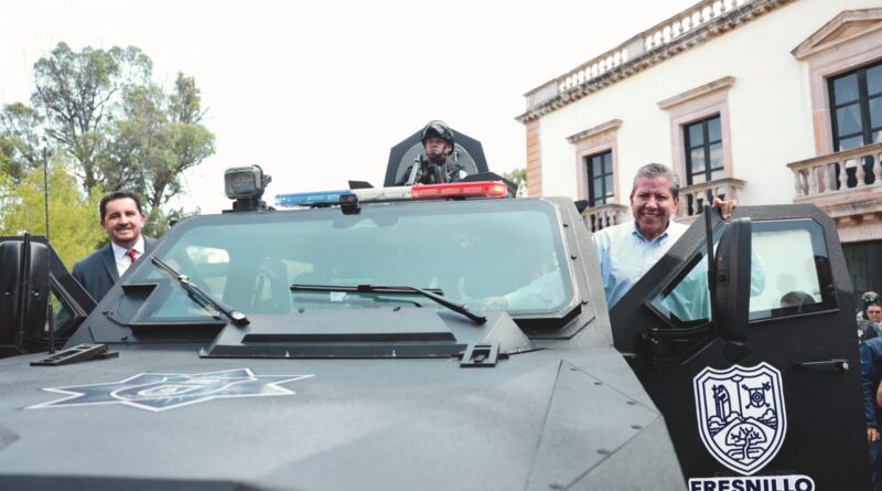 Refuerza David Monreal seguridad en Fresnillo con inversión histórica de más de 101 mdp