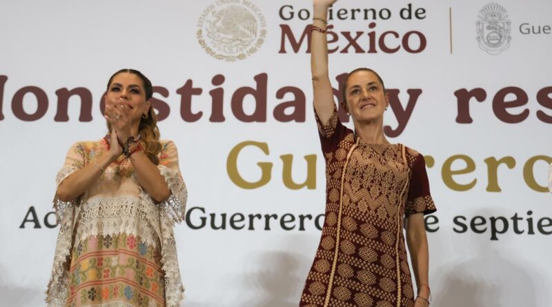 En Guerrero hay 1 millón 837 mil beneficiarios de Programas para el Bienestar con inversión de 34 mil mdp: presidenta Sheinbaum