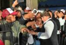 Gobernadora Delfina Gómez y 65 mil mexiquenses reciben a la Presidenta Claudia Sheinbaum en Toluca