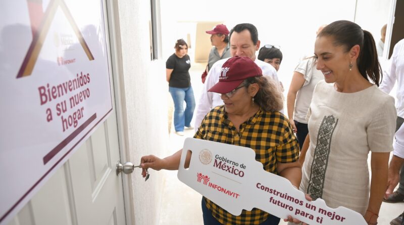 Nuestra mayor satisfacción es cumplir sueños del pueblo: Claudia Sheinbaum en entrega de viviendas para el Bienestar y liquidación de créditos impagables