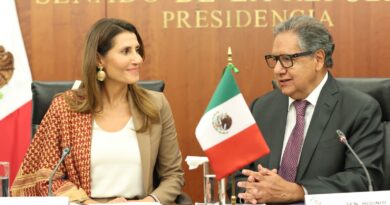 Reitera Higinio Martínez solidaridad de México con Palestina